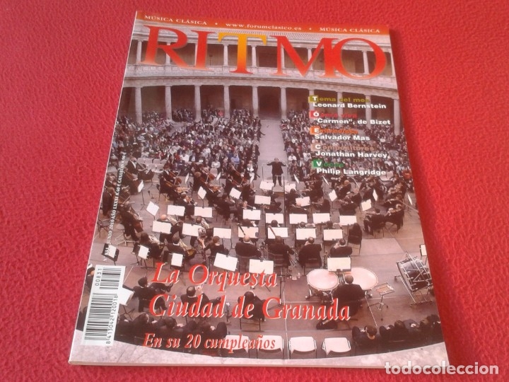 Coleccionismo de Revistas y Peri&oacute;dicos: REVISTA MAGAZINE RITMO DE M&Uacute;SICA CL&Aacute;SICA N&ordm; 831 2010 LA ORQUESTA CIUDAD GRANADA LEONARD BERNSTEIN...