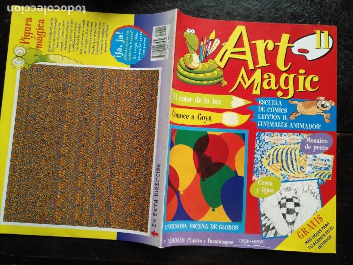 Sammeln von Zeitschriften und Zeitungen: antiguo fasciculo infantil - art magic orbis fabri - escuela de comics lamina 3d leccion numero n 11