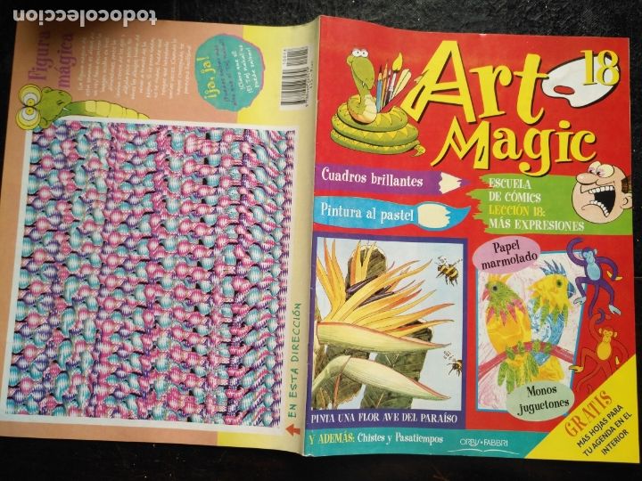Sammeln von Zeitschriften und Zeitungen: antiguo fasciculo infantil - art magic orbis fabri - escuela de comics lamina 3d leccion numero n 18