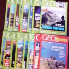 Coleccionismo de Revistas y Periódicos: LOTE DE 16 REVISTAS GEO. PERFECTO ESTADO.. Lote 172993223