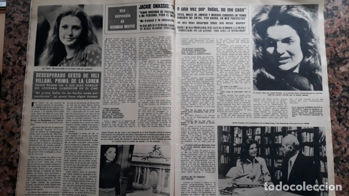 Coleccionismo de Revistas y Peri&oacute;dicos: JACKIE JACQUELINE KENNEDY ONASSIS  igly villani sofia loren