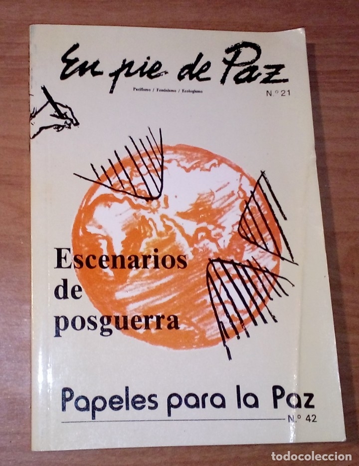 Collezionismo di Riviste e Giornali: EN PIE DE PAZ N.&ordm; 21 / PAPELES PARA LA PAZ N. 42, 1991