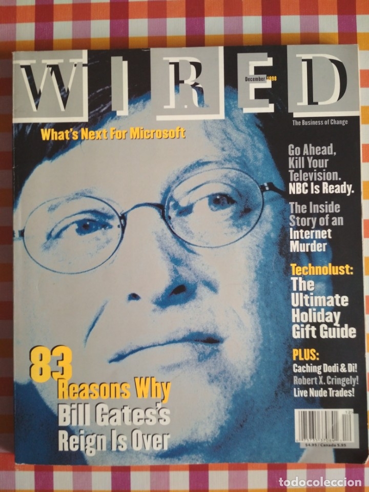 Coleccionismo de revistas y peri&oacute;dicos: WIRED diciembre 1998