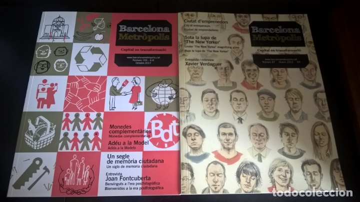 Coleccionismo de revistas y peri&oacute;dicos: 2 REVISTAS DE BARCELONA METROPOLIS: CAPITAL EN FORMACIO. NUMEROS 87 Y 105.