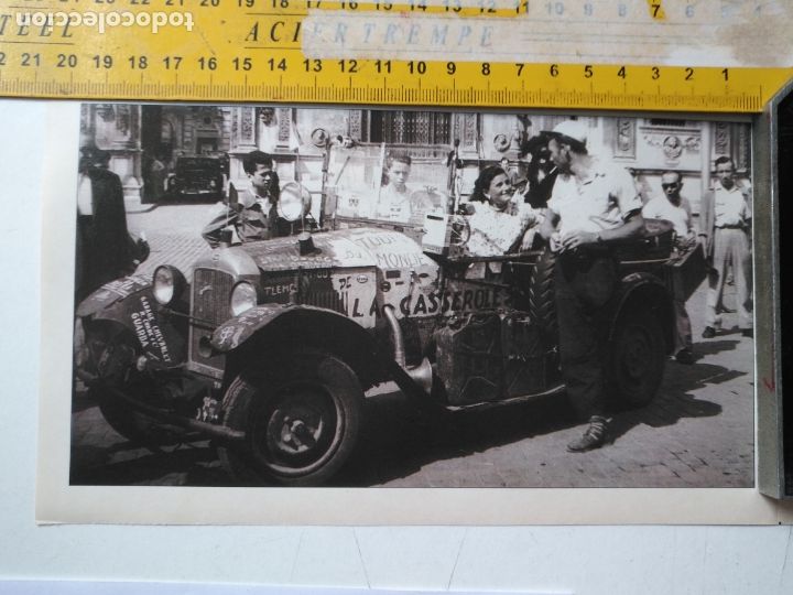Coleccionismo de Revistas y Peri&oacute;dicos: 1953 sevilla frances clemens falta una pierna coche peugeot modelo 1916 la casserole vuelta al mundo