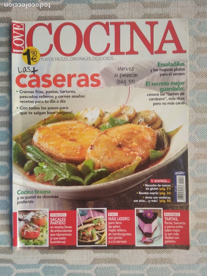 revista love cocina nº 33 recetas - Compra venta en todocoleccion