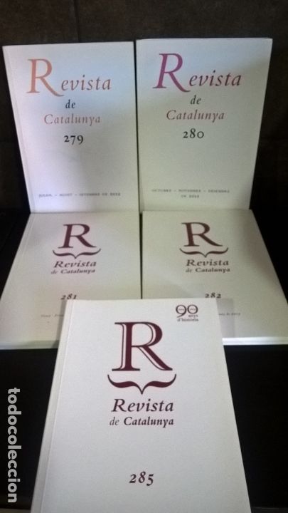 Coleccionismo de revistas y peri&oacute;dicos: LOTE DE 5 REVISTAS DE CATALUNYA. NUMEROS: 279,280,281,282 Y 285.