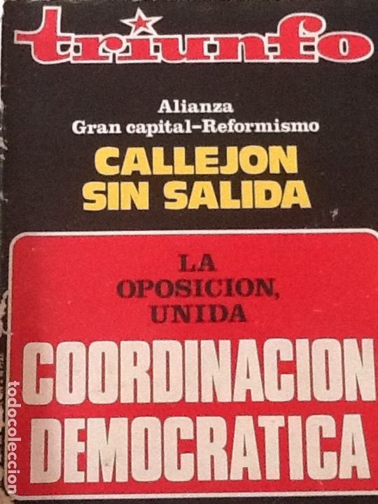 Sammeln von Zeitschriften und Zeitungen: REVISTA TRIUNFO N&ordm; 688 ABRIL 1976