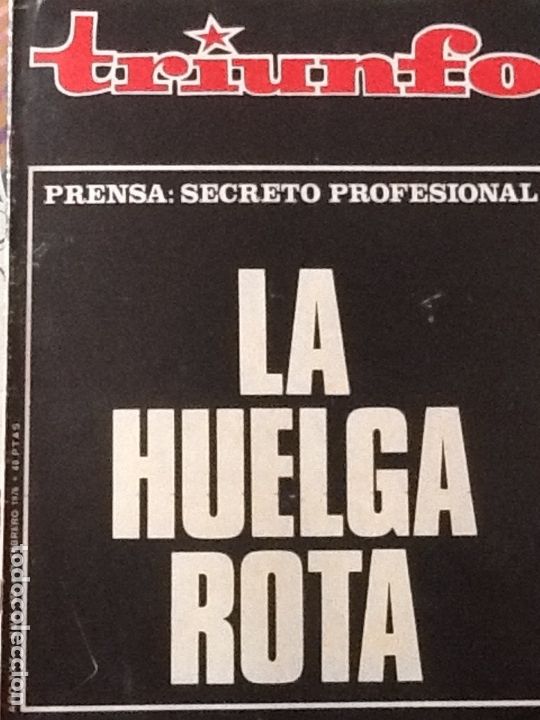 Coleccionismo de Revistas y Peri&oacute;dicos: REVISTA TRIUNFO N&ordm; 682 FEBRERO 1976