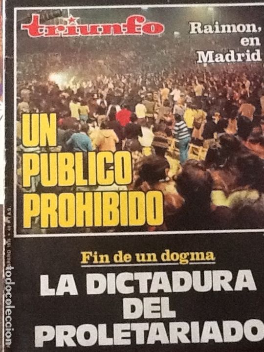 Coleccionismo de Revistas y Peri&oacute;dicos: REVISTA TRIUNFO N&ordm; 681 FEBRERO 1976