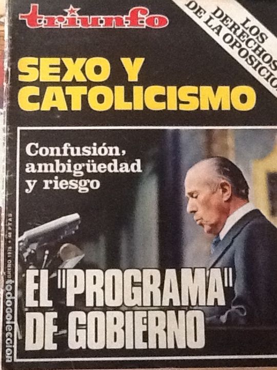 Coleccionismo de Revistas y Peri&oacute;dicos: REVISTA TRIUNFO N&ordm; 680 FEBRERO 1976