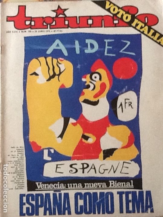Collectionnisme de Revues et Journaux: REVISTA TRIUNFO N&ordm; 700 JUNIO 1976