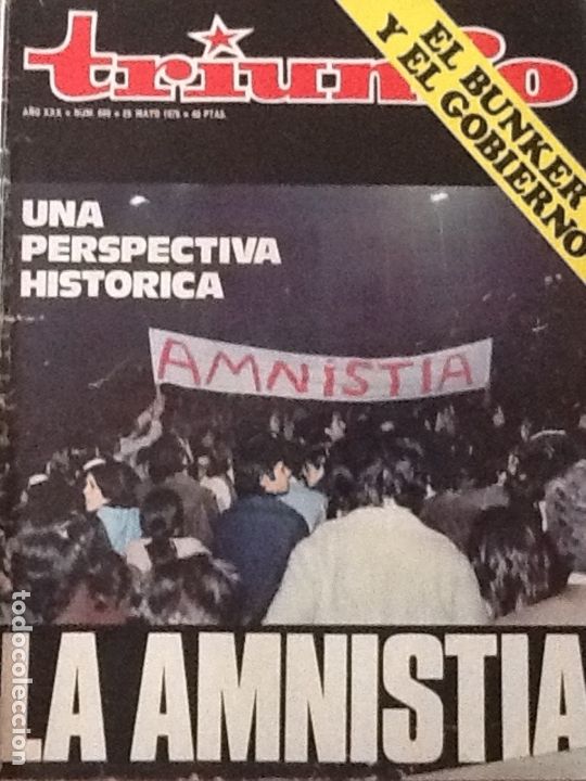 Collectionnisme de Revues et Journaux: REVISTA TRIUNFO N&ordm; 696 MAYO 1976