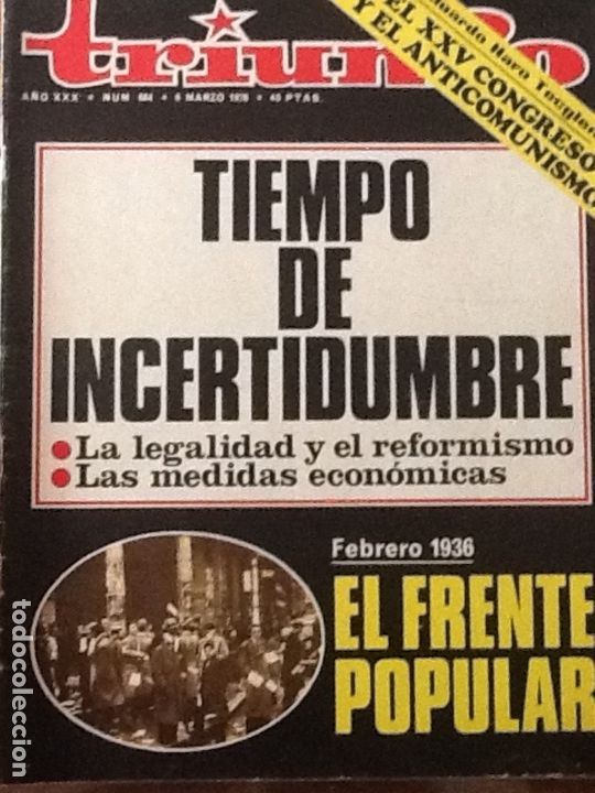 Collectionnisme de Revues et Journaux: REVISTA TRIUNFO N&ordm; 684 MARZO 1976