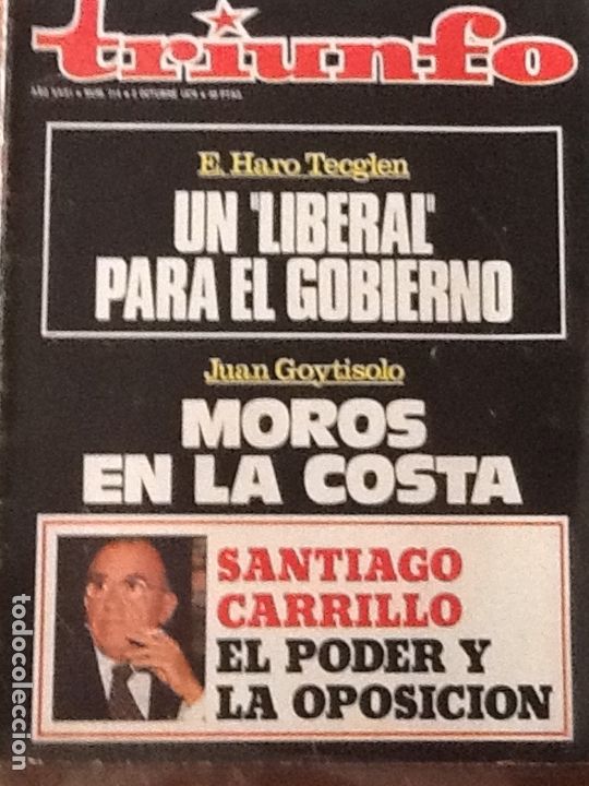 Coleccionismo de revistas y peri&oacute;dicos: REVISTA TRIUNFO N&ordm; 714 OCTUBRE 1976