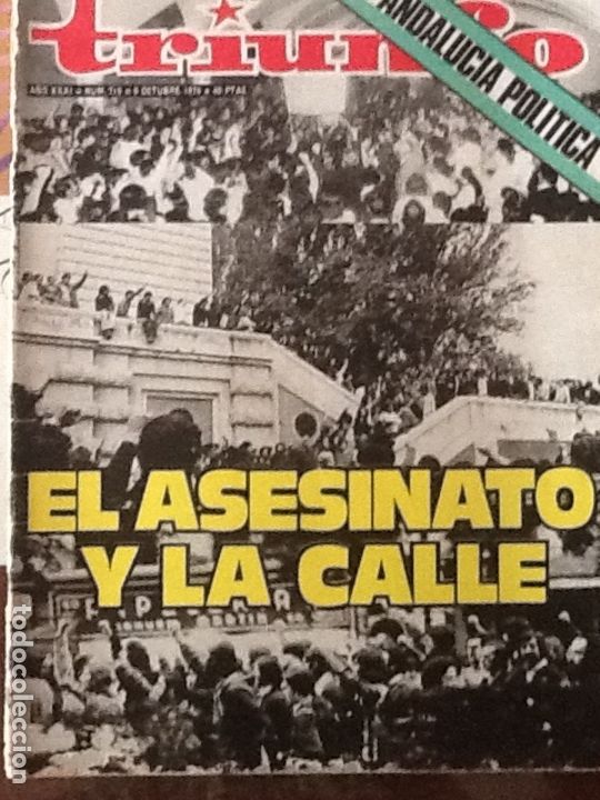 Coleccionismo de revistas y peri&oacute;dicos: REVISTA TRIUNFO N&ordm; 715 OCTUBRE 1976