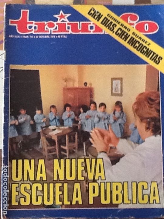 Coleccionismo de revistas y peri&oacute;dicos: REVISTA TRIUNFO N&ordm; 717 OCTUBRE 1976