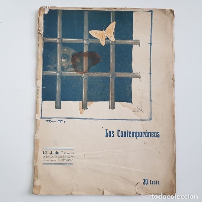 Coleccionismo de Revistas y Peri&oacute;dicos: EL LOBO, JOAQU&Iacute;N DICENTA, COLEC. LITERARIA LOS CONTEMPOR&Aacute;NEOS A&Ntilde;O I N&ordm; 1, 01-01-1909,DEFECTOS