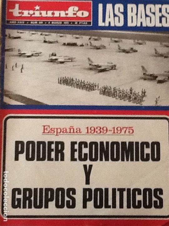 Coleccionismo de revistas y peri&oacute;dicos: REVISTA TRIUNFO N&ordm; 649 MARZO 1975