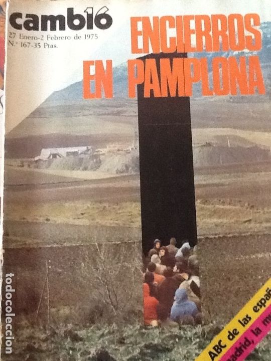 Coleccionismo de revistas y peri&oacute;dicos: REVISTA CAMBIO 16 N&ordm; 167 FEBRERO 1975