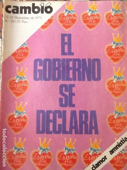 Coleccionismo de revistas y peri&oacute;dicos: REVISTA CAMBIO 16 N&ordm; 211 DICIEMBRE 1975