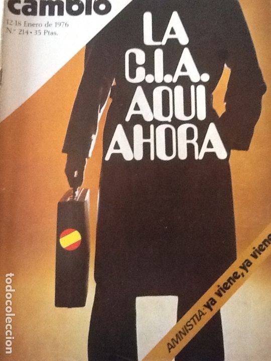 Coleccionismo de revistas y peri&oacute;dicos: REVISTA CAMBIO 16 N&ordm; 214 ENERO 1976