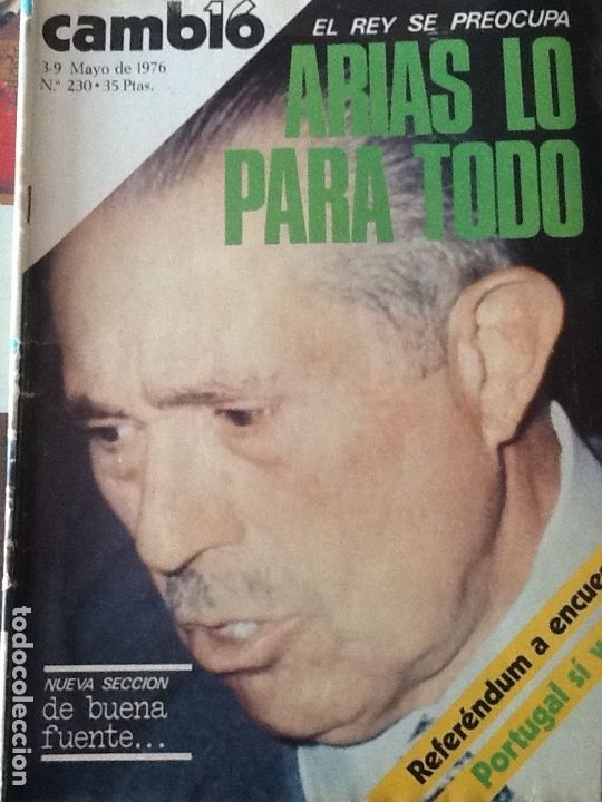 Coleccionismo de revistas y peri&oacute;dicos: REVISTA CAMBIO 16 N&ordm; 230 MAYO 1976