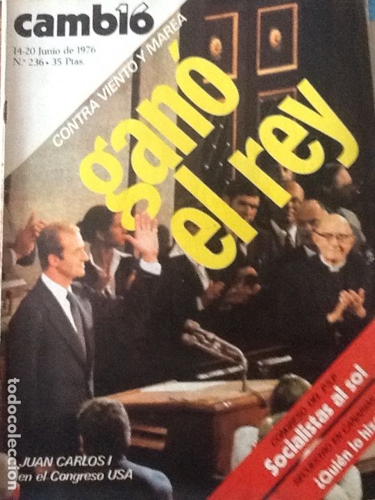 Coleccionismo de revistas y peri&oacute;dicos: REVISTA CAMBIO 16 N&ordm; 236 JUNIO 1976