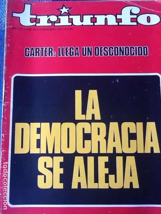 Coleccionismo de revistas y peri&oacute;dicos: REVISTA TRIUNFO N&ordm; 720 NOVIEMBRE 1976