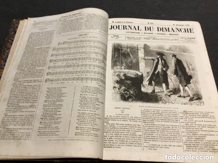 Collection Magazines and Newspapers: Journal du Dimanche del n&ordm; 112 al 163 ( del 20 de diciembre de 1857 al 5 de diciembre de 1858)
