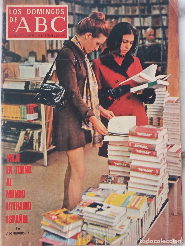 Coleccionismo de Revistas y Peri&oacute;dicos: LOS DOMINGOS DE ABC FEBRERO 1970. MUNDO LITERARIO ESPA&Ntilde;OL, SARA MONTIEL, M JOS&Eacute; GOYANES. REVISTA