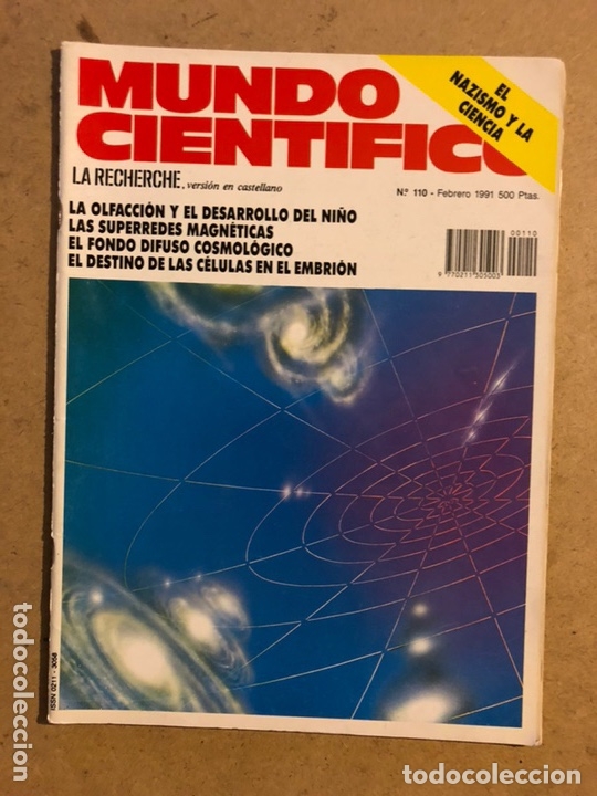 Collection Magazines and Newspapers: MUNDO CIENT&Iacute;FICO N&deg; 110 (FEBRERO 1991). EL NAZISMO Y LA CIENCIA, SUPERREDES MAGN&Eacute;TICAS,...