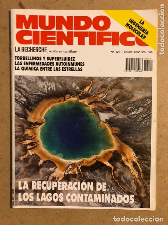 Collection Magazines and Newspapers: MUNDO CIENT&Iacute;FICO N&deg; 121 (FEBRERO 1992). INGENIER&Iacute;A MOLECULAR, QU&Iacute;MICA ENTRE LAS ESTRELLAS,...
