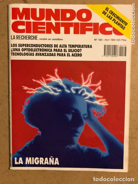 Collezionismo di Riviste e Giornali: MUNDO CIENT&Iacute;FICO N&deg; 123 (ABRIL 1992). LA MIGRA&Ntilde;A, SUPERCONDUCTORES DE ALTA TEMPERATURA,...