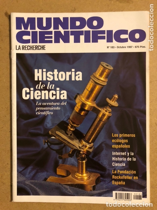 Coleccionismo de revistas y peri&oacute;dicos: MUNDO CIENT&Iacute;FICO N&deg; 173 (OCTUBRE 1997). HISTORIA DE LA CIENCIA, PRIMEROS EC&Oacute;LOGOS ESPA&Ntilde;OLES,...