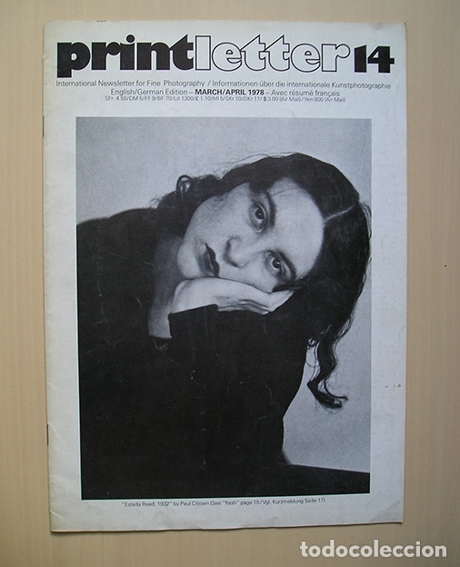 Coleccionismo de revistas y peri&oacute;dicos: Print letter n&ordm; 14. Fotograf&iacute;a en Sud&aacute;frica. Fotograf&iacute;a en Austria