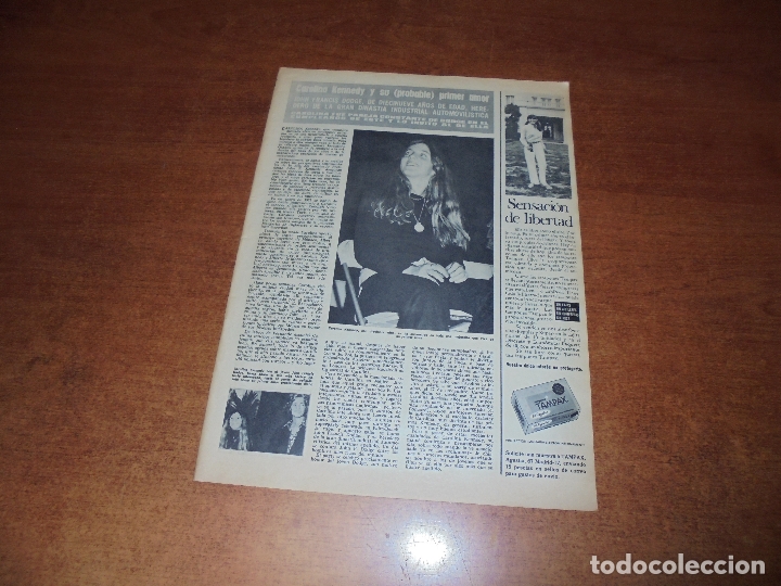 Coleccionismo de revistas y peri&oacute;dicos: CLIPPING 1973: CAROLINA KENNEDY. OMAR SHARIFF. JULIE ANDREWS. CARY GRANT. ANTHONY QUEEN. FRE ASTAIRE