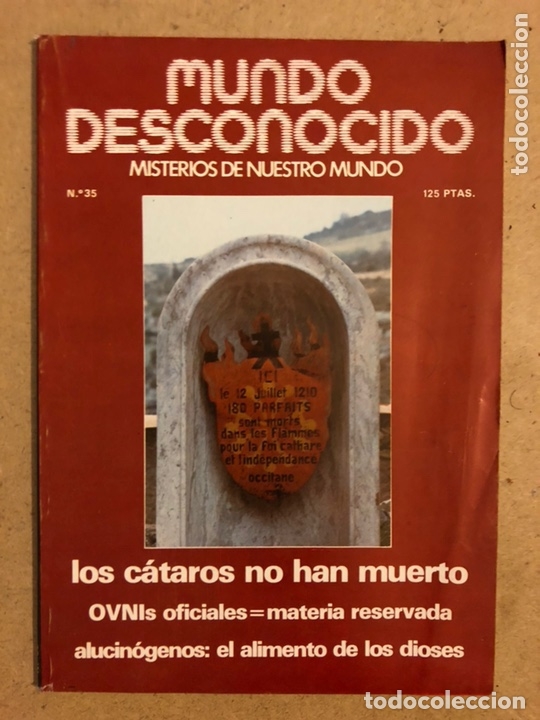 Colecionismo de Revistas e Jornais: MUNDO DESCONOCIDO N&deg; 35 (1979). LOS C&Aacute;TAROS NO HAN MUERTO, OVNIS OFICIALES, ALUCIN&Oacute;GENOS,...