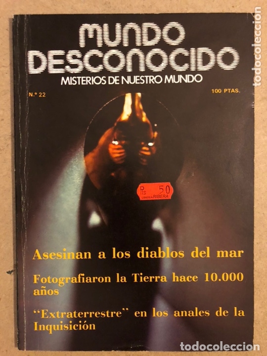 Coleccionismo de revistas y peri&oacute;dicos: MUNDO DESCONOCIDO N&deg; 22 (1978). ASESINAN A LOS DIABLOS DEL MAR, LA TIERRA HACE 10000 A&Ntilde;OS
