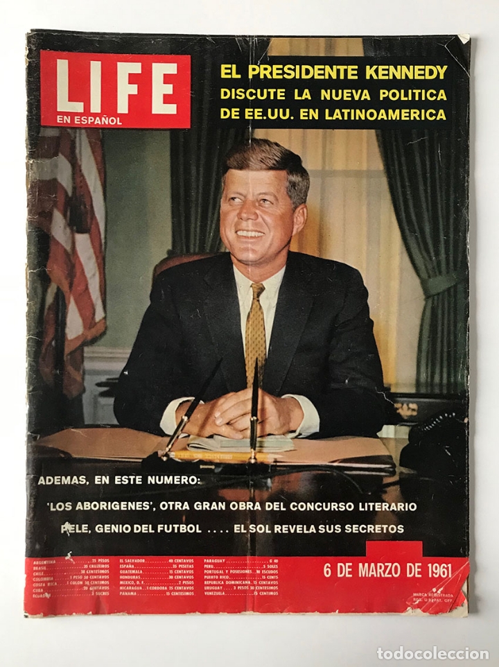 Collectionnisme de Revues et Journaux: Revista LIFE en espa&ntilde;ol. 6 de Marzo 1961