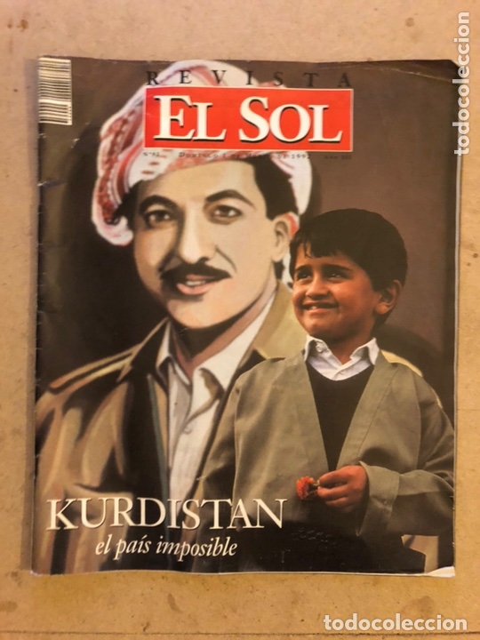 Collezionismo di Riviste e Giornali: REVISTA EL SOL N&deg; 93 (MARZO 1992). KURDIST&Aacute;N, GABRIEL FIGUEROA,...