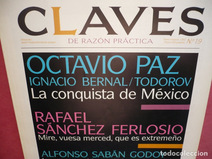 Coleccionismo de Revistas y Peri&oacute;dicos: Claves de la Raz&oacute;n Pr&aacute;tica, n&ordm; 19.