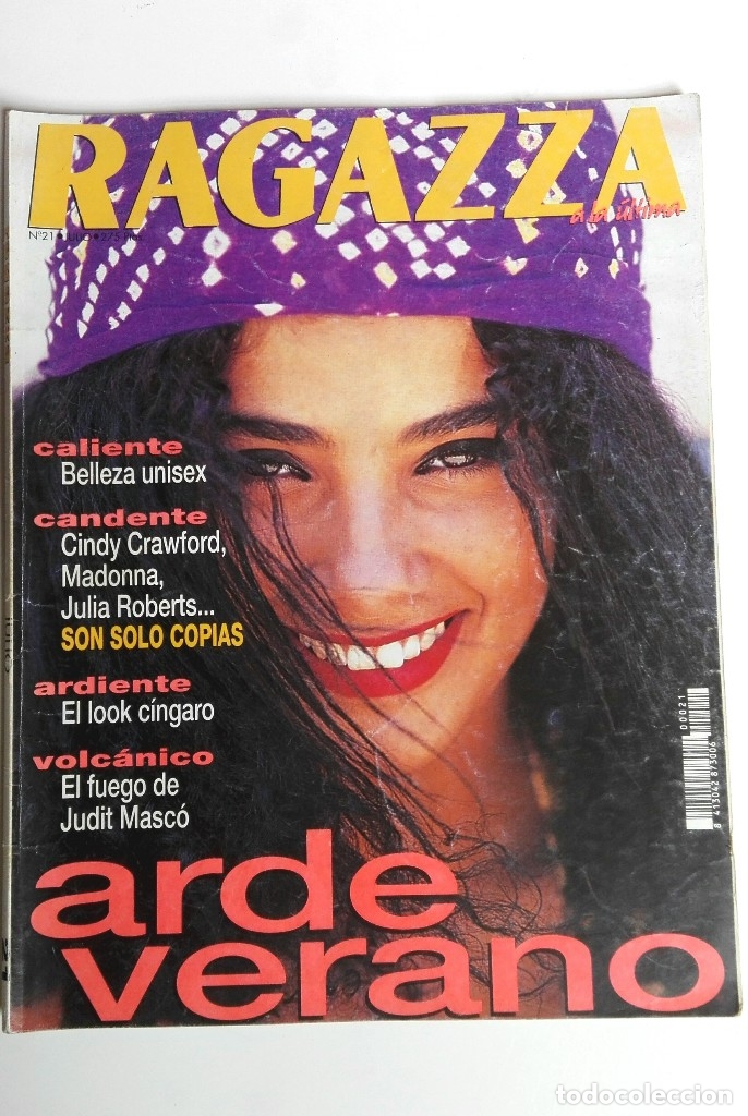 Coleccionismo de Revistas y Peri&oacute;dicos: REVISTA RAGAZZA N&ordm; 21 JULIO 1991 Judith Masc&oacute;