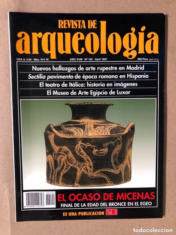 Sammeln von Zeitschriften und Zeitungen: REVISTA DE ARQUEOLOG&Iacute;A N&deg; 192 (ABRIL 1997). EL OCASO DE MICENAS, ARTE RUPESTRE MADRID,...