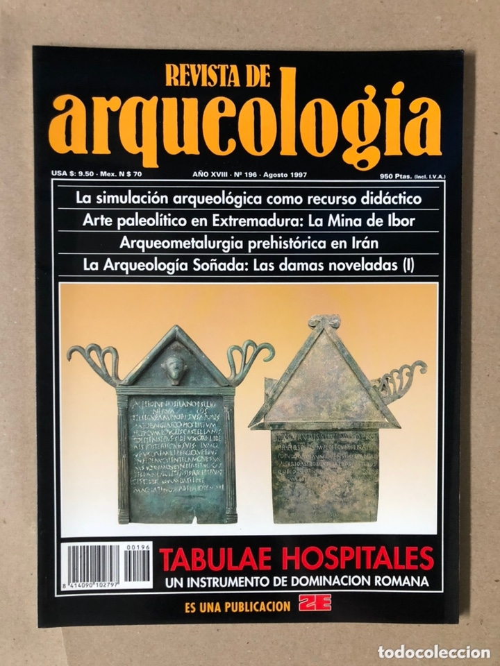 Sammeln von Zeitschriften und Zeitungen: REVISTA DE ARQUEOLOG&Iacute;A N&deg; 196 (AGOSTO 1997). TABULAE HOSPITALES, MINA DE IBOR ARTE PALEOL&Iacute;TICO EXTRE