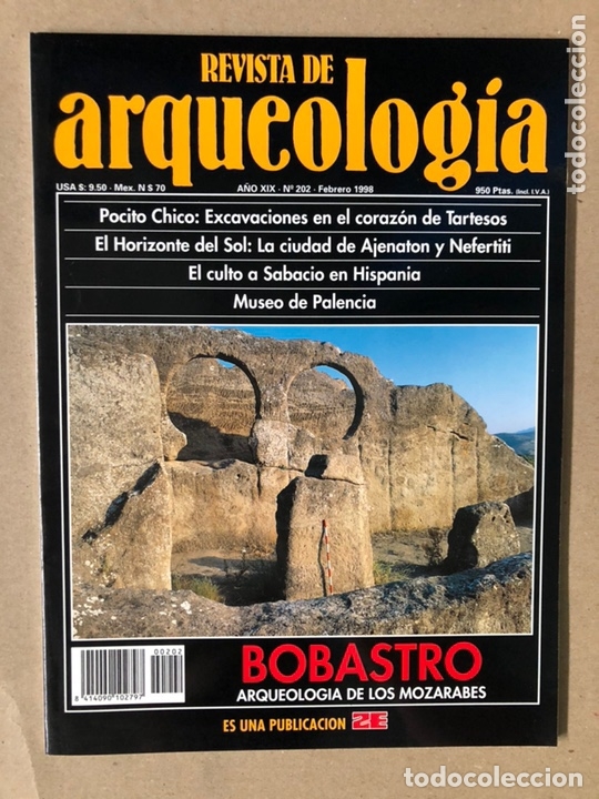 Coleccionismo de revistas y peri&oacute;dicos: REVISTA DE ARQUEOLOG&Iacute;A N&deg; 202 (FEBRERO 1998). BOBASTRO (ARQUEOLOG&Iacute;A MOZ&Aacute;RABE), POCITO CHICO,...
