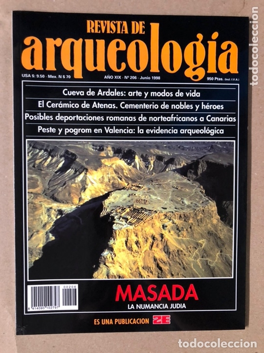 Collection Magazines and Newspapers: REVISTA DE ARQUEOLOG&Iacute;A N&deg; 206 (JUNIO 1998). MASADA LA NUMANCIA JUD&Iacute;A, CUEVA DE ARDALES,...
