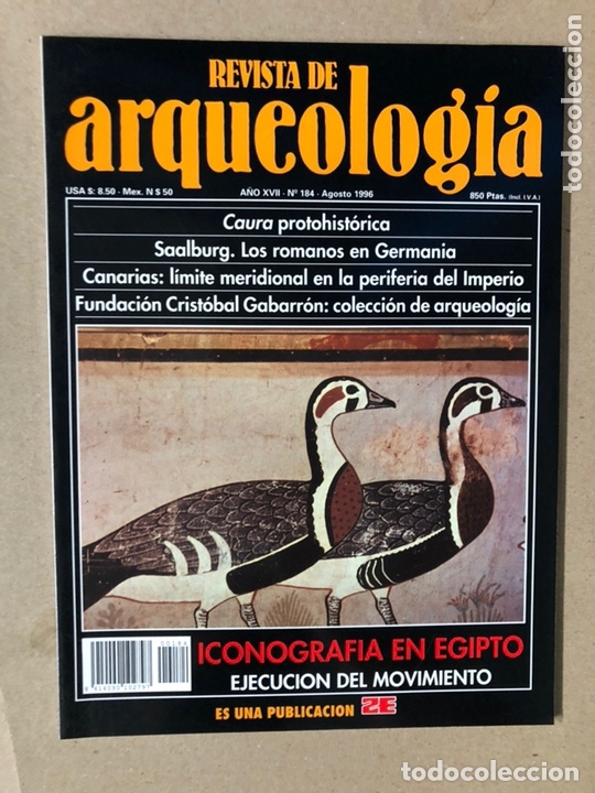 Collezionismo di Riviste e Giornali: REVISTA DE ARQUEOLOG&Iacute;A N&deg; 184 (AGOSTO 1996). ICONOGRAF&Iacute;A EN EGIPTO, CAURA PROTOHIST&Oacute;RICA, SAALBURG