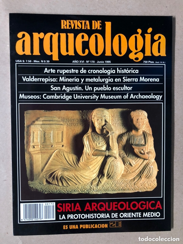 Coleccionismo de Revistas y Peri&oacute;dicos: REVISTA DE ARQUEOLOG&Iacute;A N&deg; 170 (JUNIO 1995). SIRIA ARQUEOL&Oacute;GICA, VALDERREPISA, SAN AGUST&Iacute;N,...