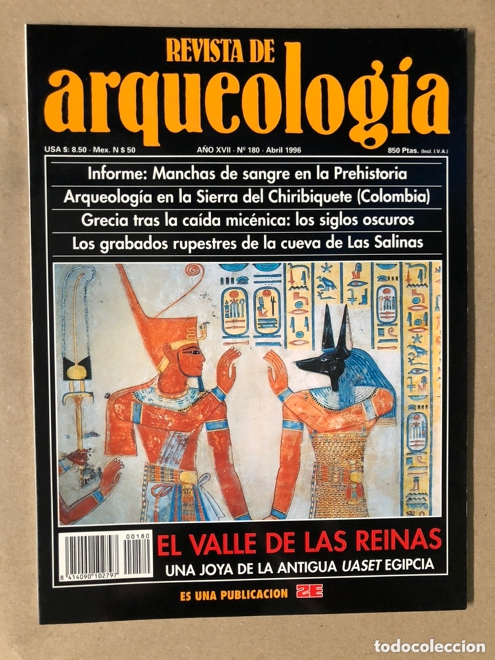 Sammeln von Zeitschriften und Zeitungen: REVISTA DE ARQUEOLOG&Iacute;A N&deg; 180 (ABRIL 1996). EL VALLE DE LAS REINAS (UASET EGIPCIA), SIERRA DEL CHIRI